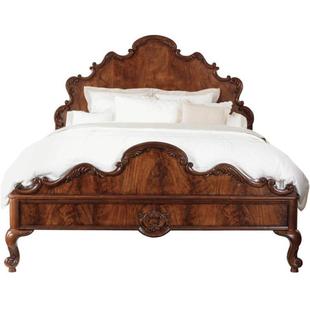 美乡ODI村实木双人床新式 双人床 古典实双人床木古实木床法复式