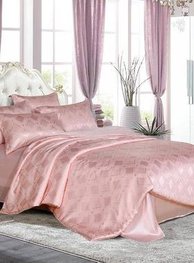 真丝提式花四件套欧重四磅16姆A面件套百分百桑NII蚕丝真丝B四件