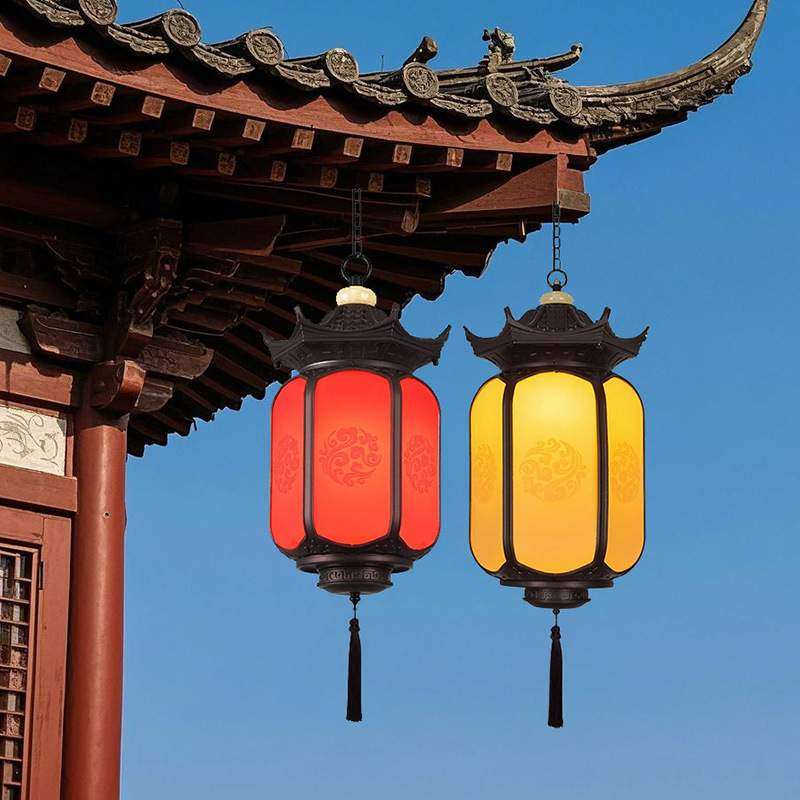 新中式户外吊灯室外防水庭院花园凉亭屋檐灯笼别墅阳台古建筑挂灯,纺织面料/辅料/配套,纺织机械配件,淘宝优惠券,粉丝福利购,淘宝优惠卷