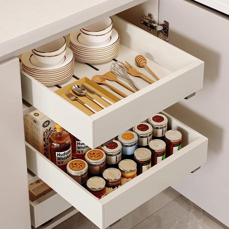 橱柜内抽屉置物架厨房下水槽收纳拉篮多层调料碗碟盘抽拉式储物盒