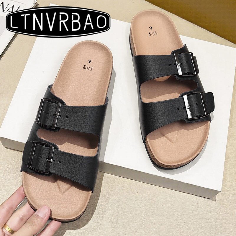 LTNVRBAO男鞋2025新款男女拖鞋