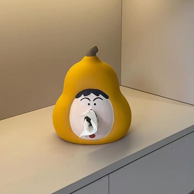 阿呆鼻涕纸巾盒可爱福禄葫芦桌面