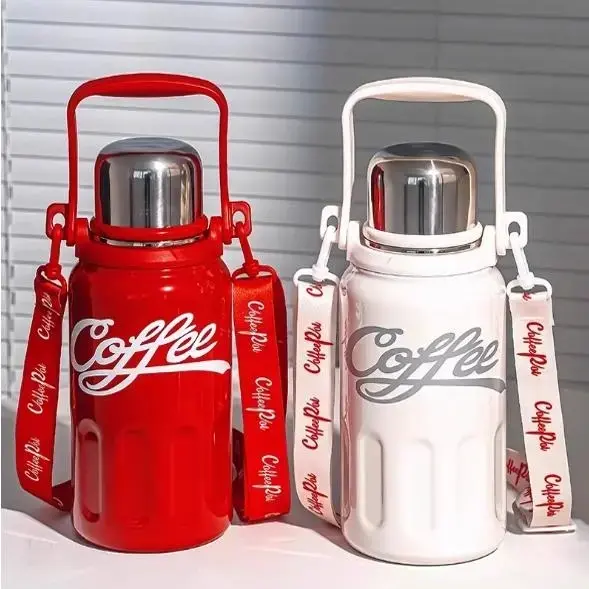 2024新款大容量可乐保温杯男女学生水壶316不锈钢水杯高颜值杯子