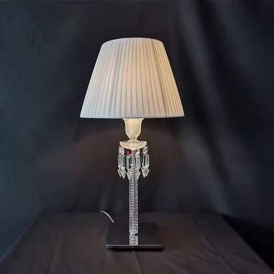 巴卡水晶台灯法式餐厅客厅装饰灯简约卧室床头灯书房书桌台灯