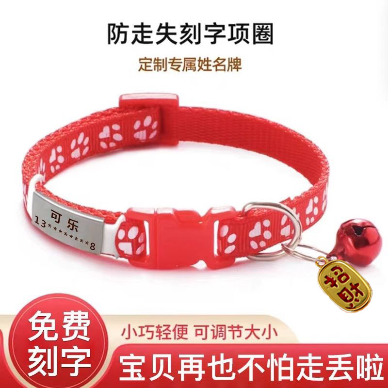 定制猫咪项圈幼猫脖圈