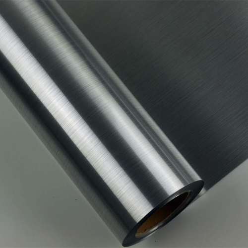 1.27*30m背胶拉丝银色胶片银拉丝水性喷墨亮光胸牌丝银相纸弱溶剂