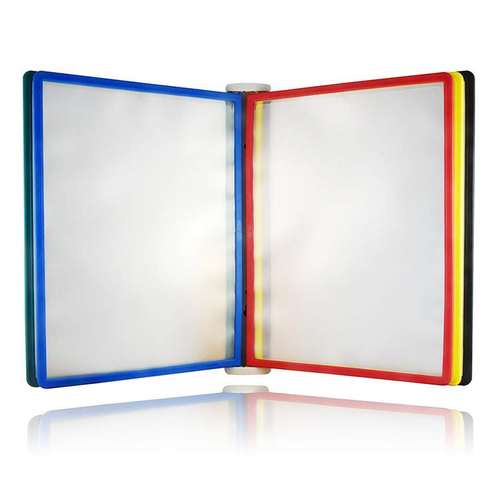 A4挂墙壁文件夹磁性多页翻页多层册墙面壁挂式资料5页插袋资料册