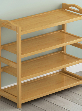 楠竹鞋架子简易多层经济型宿舍客厅家用收纳置物架入户门口小鞋柜