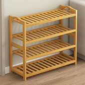 楠竹鞋 架子简易多层经济型门口客厅宿舍实木家用收纳置物架小鞋 柜