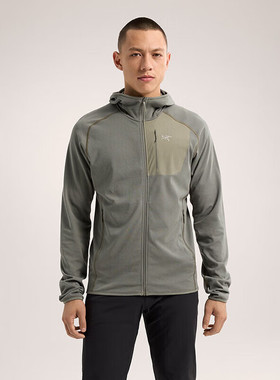 ARC'TERYX 始祖鸟 Delta Hoody 保暖连帽抓绒衫 男夹克上衣