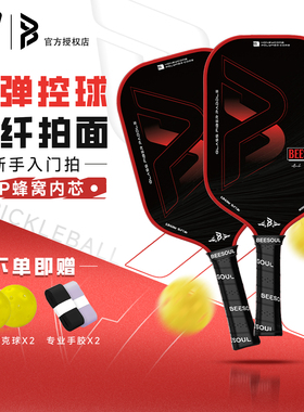 BEESOUL匹克球拍多款玻纤新手入门专业级室内户外匹克球球拍