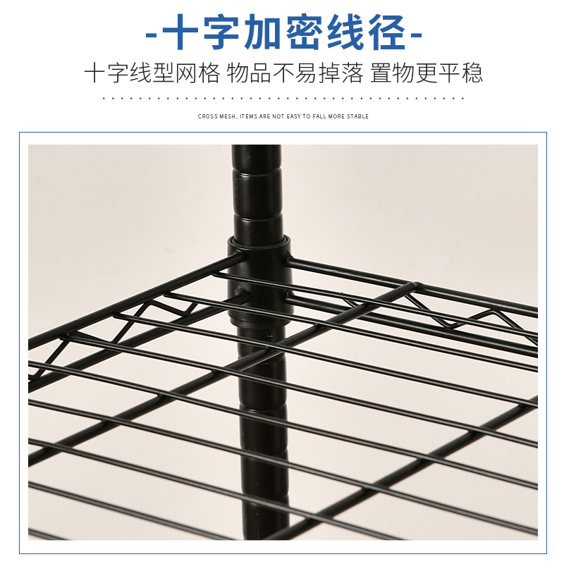 厨房置物架d落地化妆室多层厨房用品收纳层架多功能客厅浴室置物