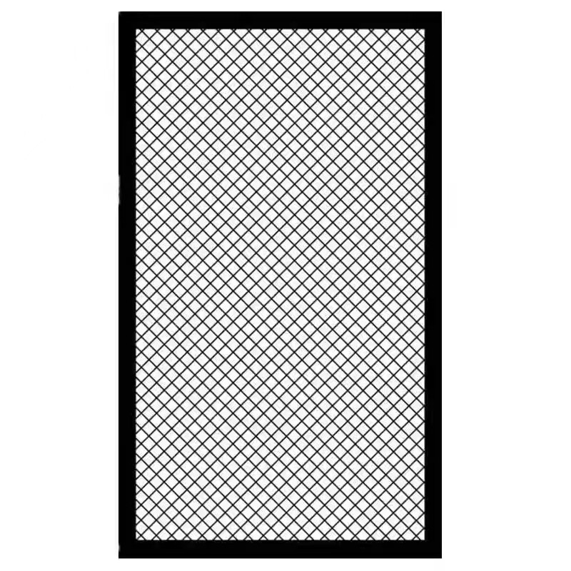 定做菱形网格方格网铁艺屏风铁丝网隔断墙镂空网格置Y物架吊顶框