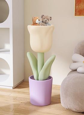 大号家居北欧郁金香落地花瓶摆件客厅电视柜旁边网红开业礼物花盆