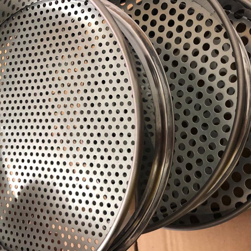 大圆孔12/13/14/15/16/18/20毫米分样筛家用过滤网园艺筛选冲孔筛