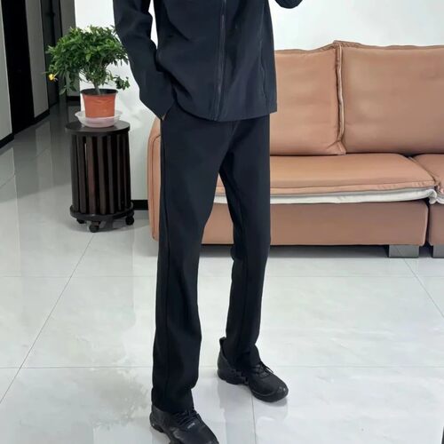 YM高品服装净版牛奶丝直筒西装裤