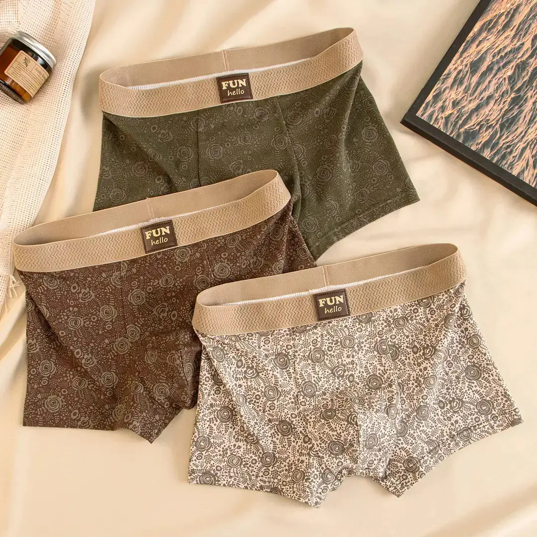 风姿百货商行个性舒适透气四角裤