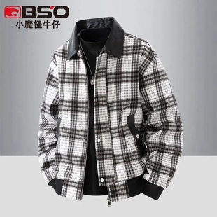 小魔怪男装牛仔秋季夹克潮流宽松外套男生衣服高级感入秋外套男装