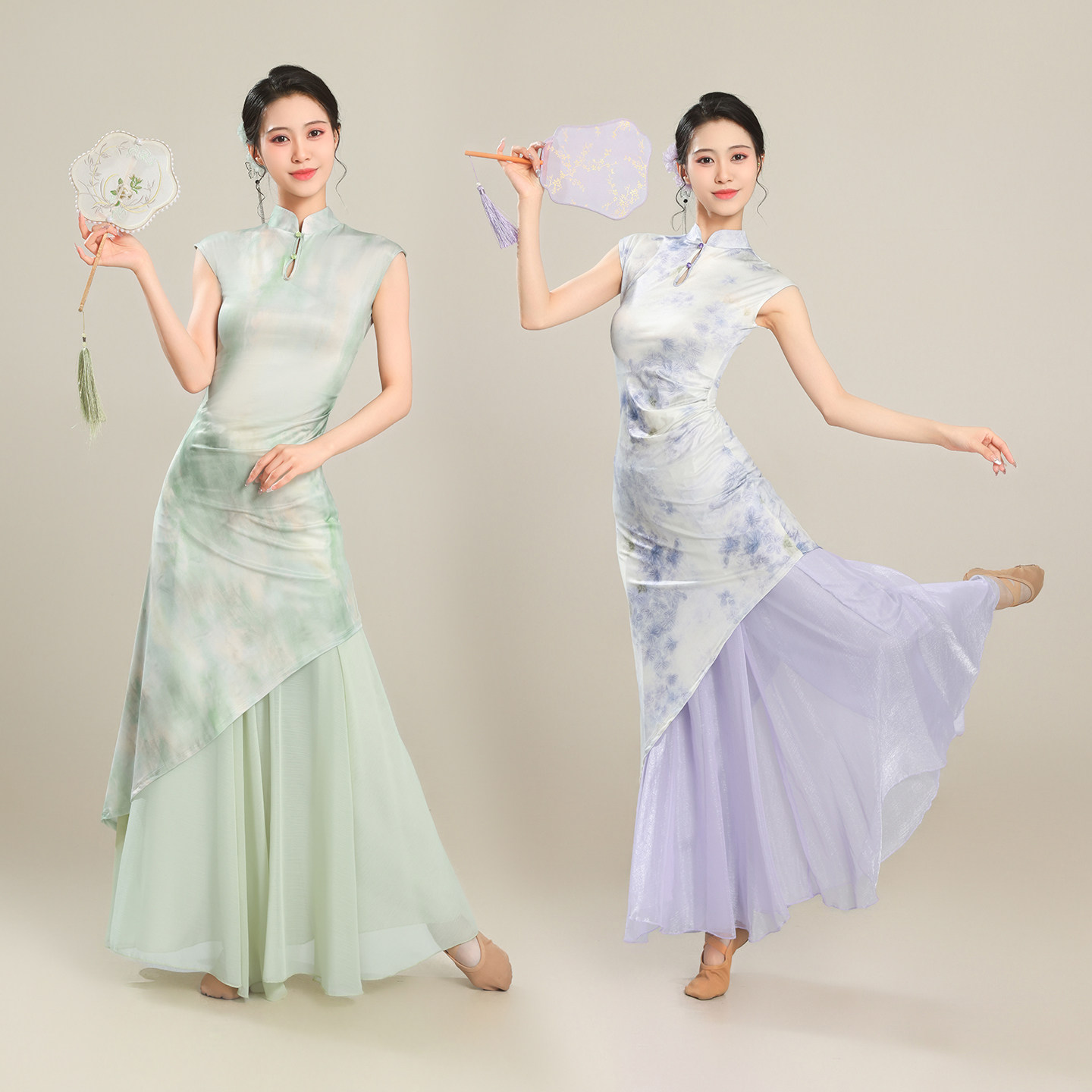 古典旗袍舞服，尽显东方温婉气质图片
