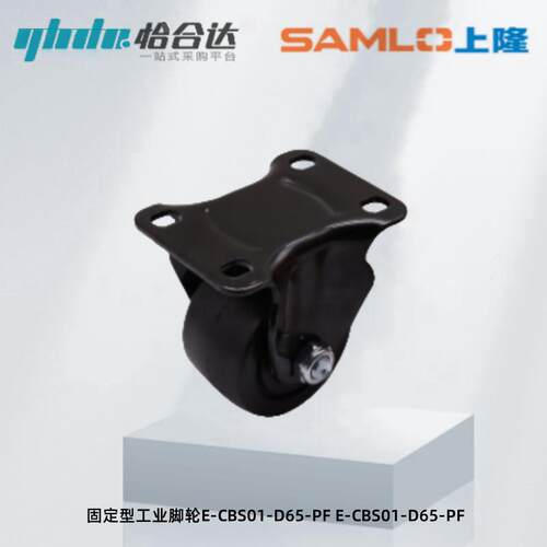 怡合达固定型工业脚轮E-CBS01-D65-PF E-CBS01-D65-PF 180~220kg