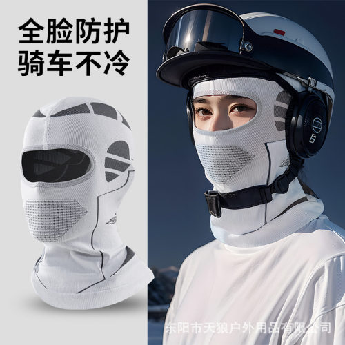 冬季滑雪防风面罩头套头盔内衬