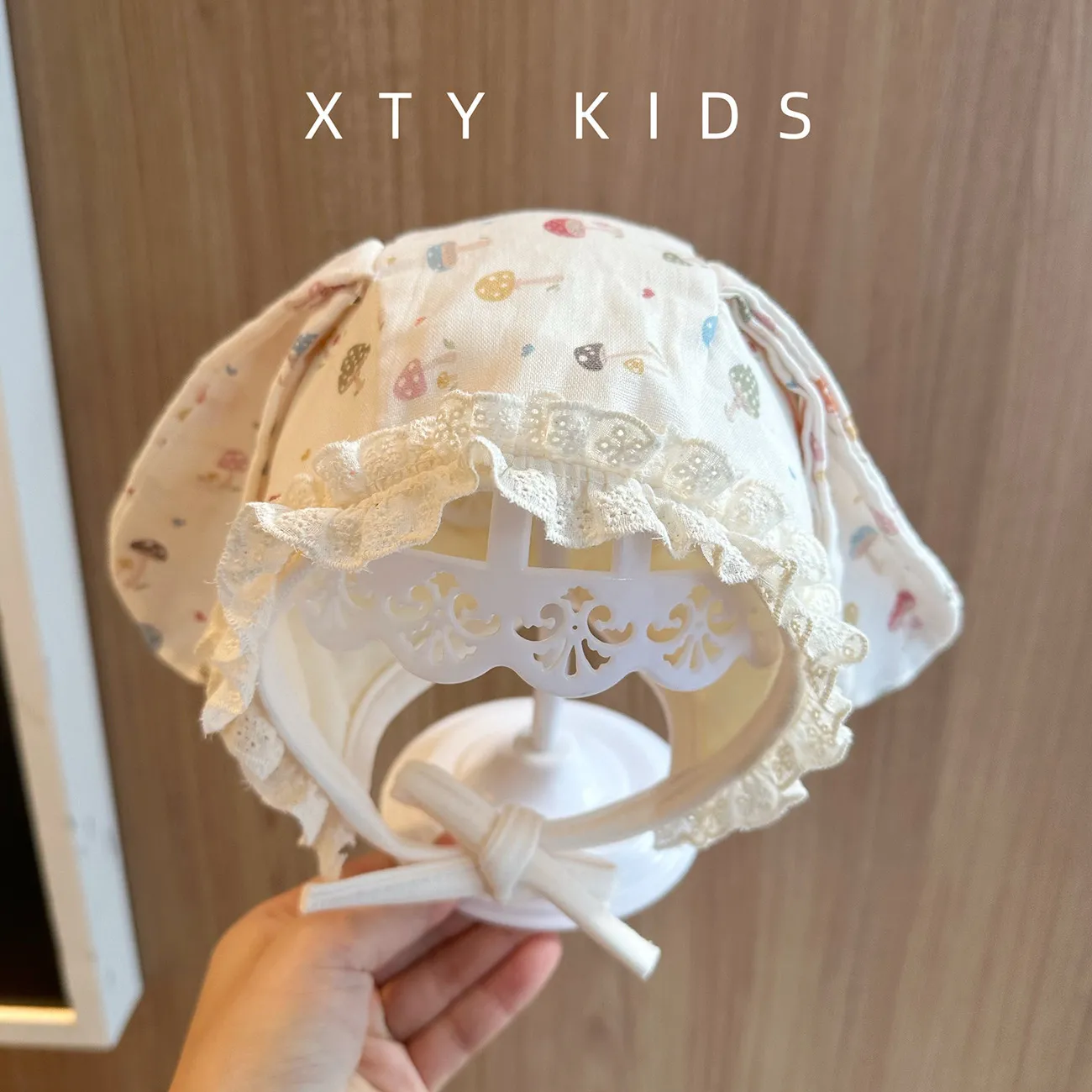 韩版婴幼儿护耳帽春秋季可爱清新