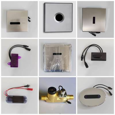 适配Roca乐家小便斗感应器配件盛克蹲便电眼电磁阀面板探头电池盒