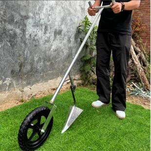 轻便耘锄手推式除草神器多功能手推开沟机农用耘地机耕地除草松土