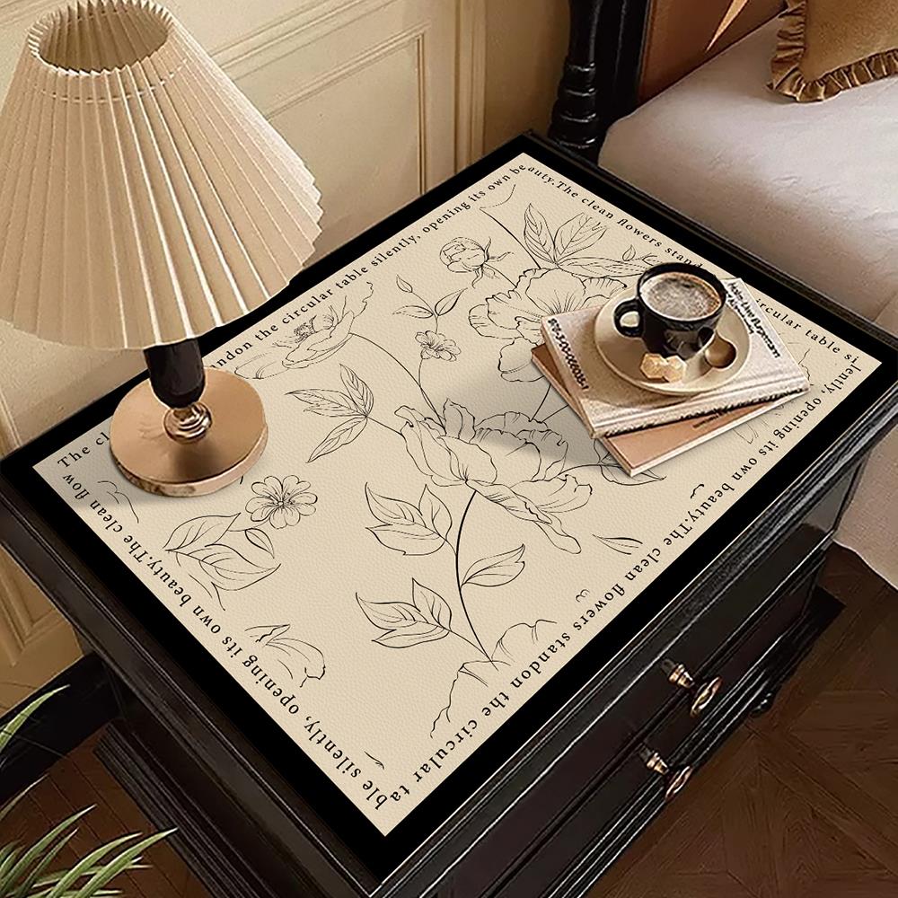 法式主卧室床头柜套罩盖布桌布防水防尘遮丑桌垫保护垫子盖巾垫子