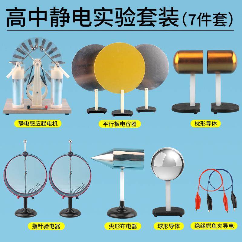 球形导体枕形导体尖布电器指针式验电器平行板电容器静电传感器电