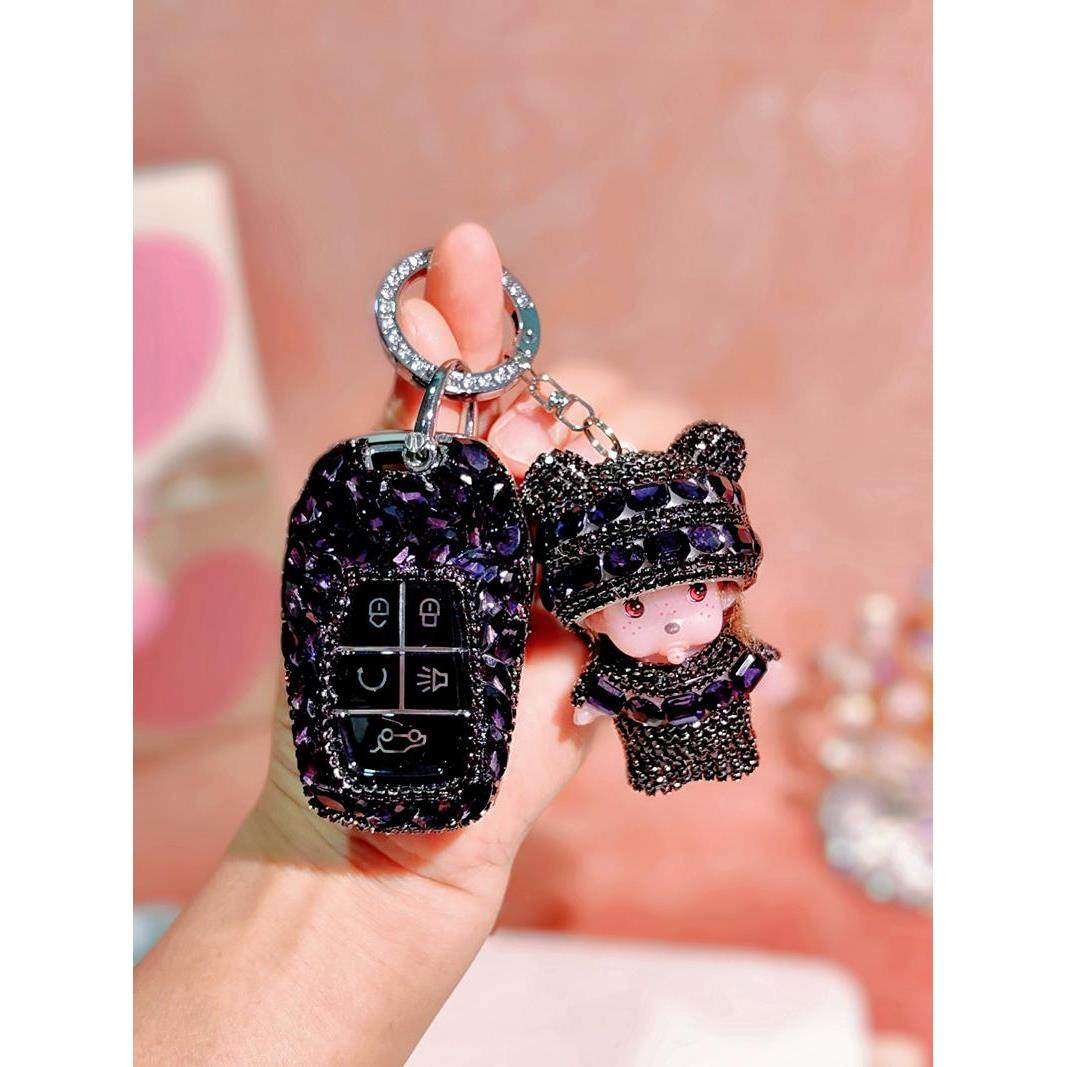适合东南Dx7 Dx3 Dx5 A5翼武车钥匙套钻石女孩车包扣创意