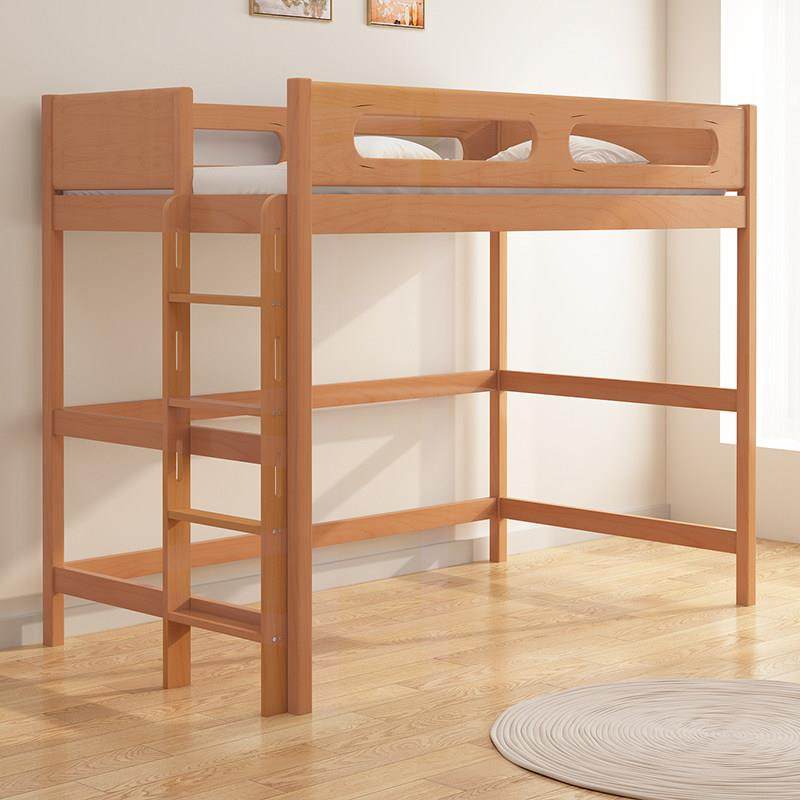 榉木高架床单上层上床下空省空间小户型全实木儿童上下高低半高床,住宅家具,高低/子母床,淘宝优惠券,粉丝福利购,淘宝优惠卷