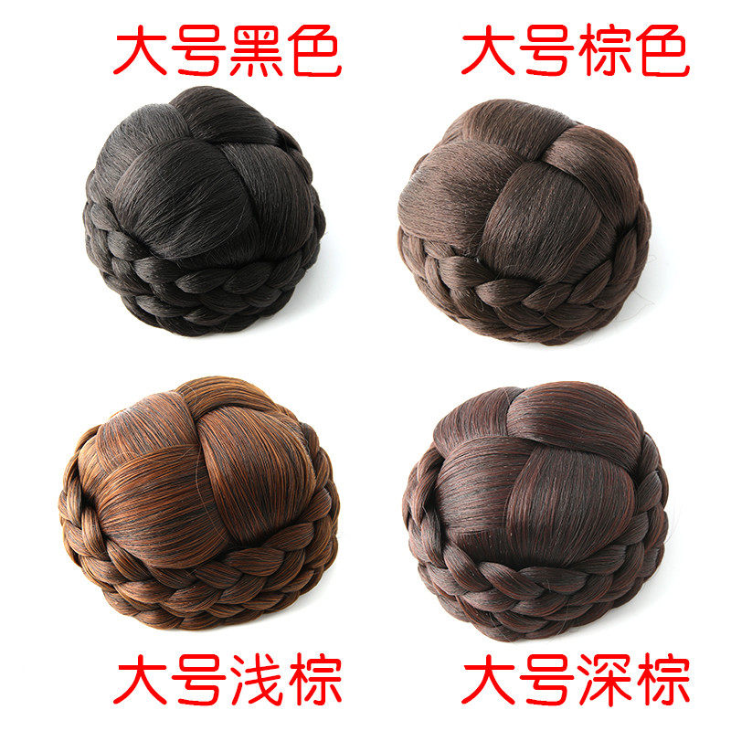 速发假发包丸子头 仕侠花苞头 新娘发型后脑勺发发包古装造髻