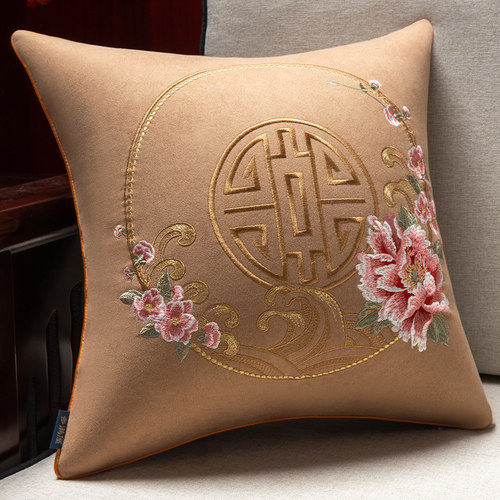 速发中式抱头级发客厅靠背垫抱枕套椅子枕枕不含芯床上高沙大靠背