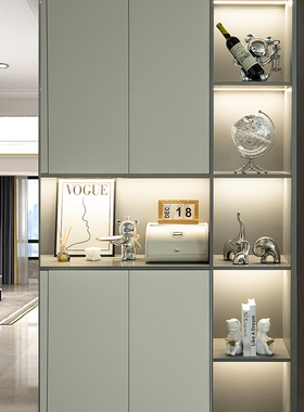 速发轻奢高档客厅玄关收纳装入品摆件家户饰居进门口隔断鞋柜