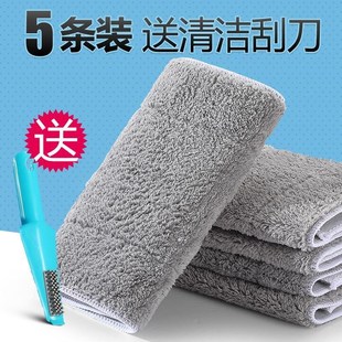 速发布拖夹板墩布平板拖把家地板换布可夹毛巾头拖帕布抹布拖用替