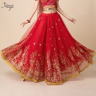 速发异域风情民7服装西域舞姬族20舞大摆裙敦煌度蹈演出服