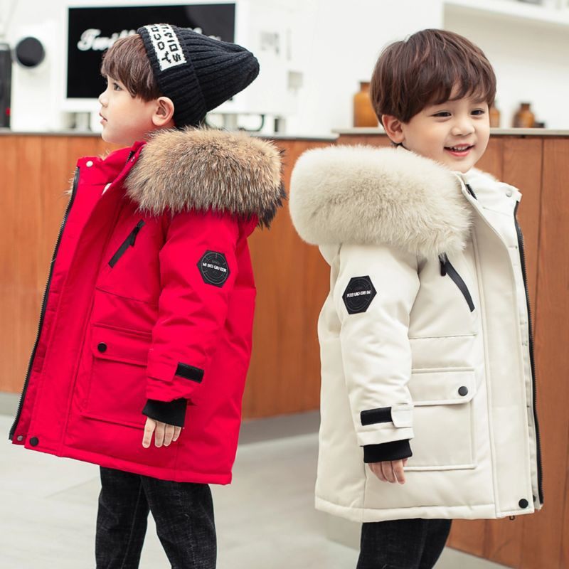 儿童羽绒服男童2024冬季新款洋气中长款加厚保暖中小童白鸭绒外套,童装/婴儿装/亲子装,羽绒服,淘宝优惠券,粉丝福利购,淘宝优惠卷