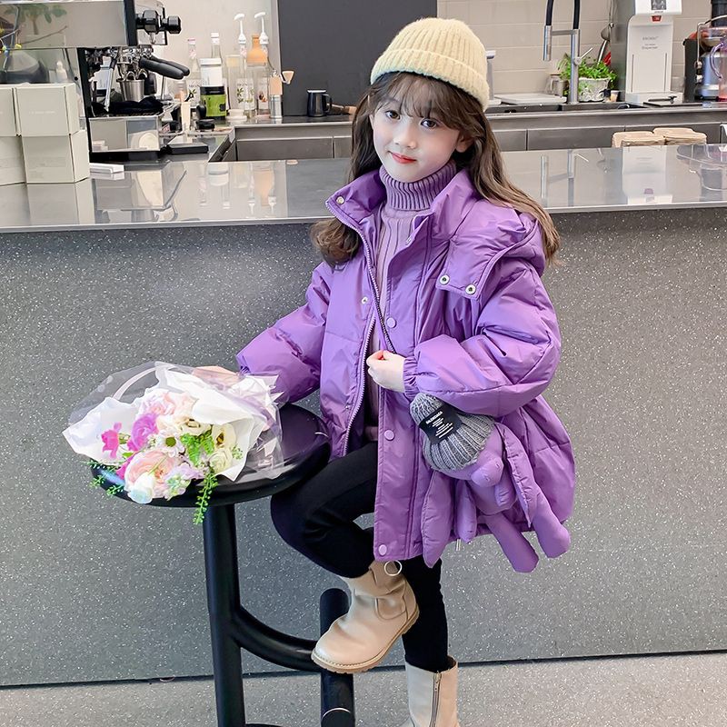 女童棉服冬装2024新款洋气儿童棉衣外套冬季加厚小女孩棉袄上衣潮