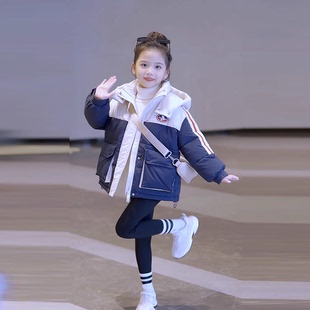 儿童羽绒服女童加厚童装外套韩版宽松冬季白鸭绒女孩洋气6到12岁