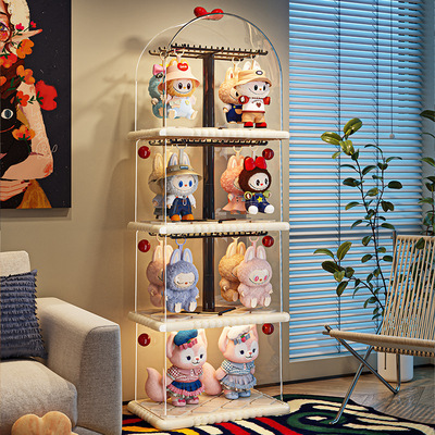 玩偶展示架钥匙扣公仔娃娃饰品挂袋吧唧周边置物架子挂件收纳架