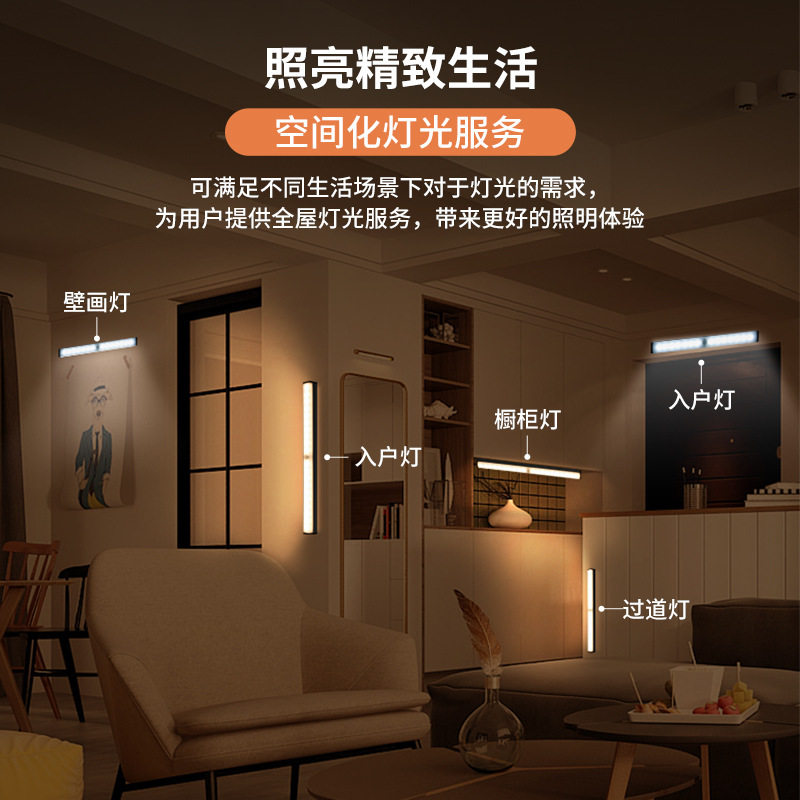 led人体感应小夜灯家用过