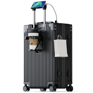 梵地亚多功能大容量行李箱女旅行箱拉杆箱登机箱结实耐用皮箱男