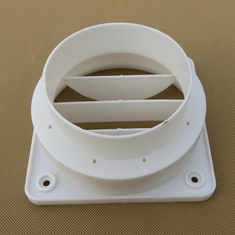 10cm止回阀 100mm 卫生间排气扇单向阀烟道风道止逆阀浴霸换气扇