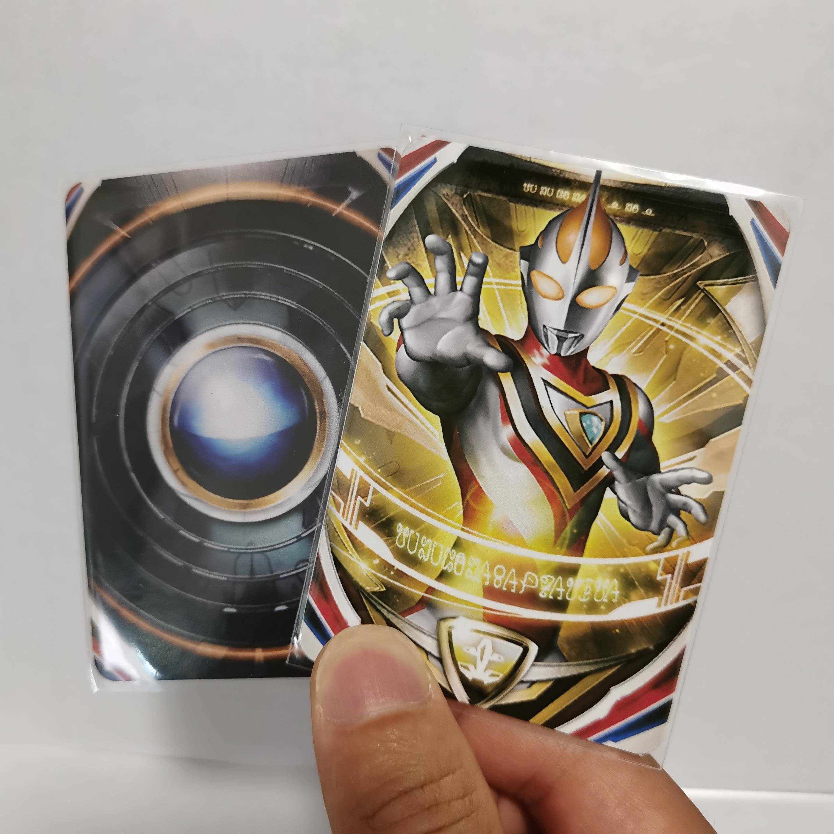 自制卡欧布奥特可联动中文版国代圆环版DX可联动欧布圆环