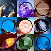 万花筒棱镜 多影特效棱镜 旋涡滤镜分裂屈光镜 LIPA丽拍 单反相机滤镜 炫酷多影画面