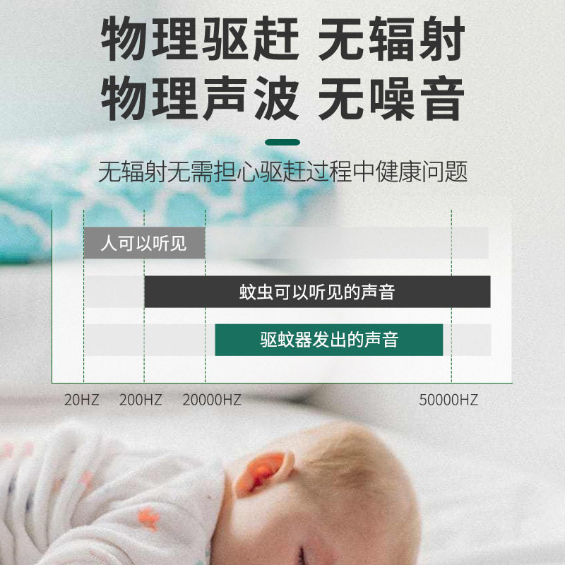 超声波驱蚊神器灭蚊灯室内家用