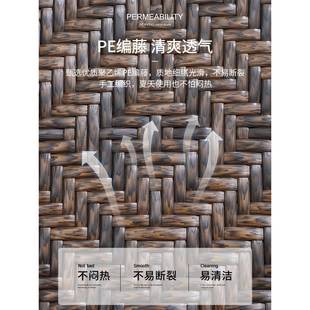 一桌两椅组合迷你小椅 藤椅件套阳台休闲藤编室三外庭BAJ院欧桌式