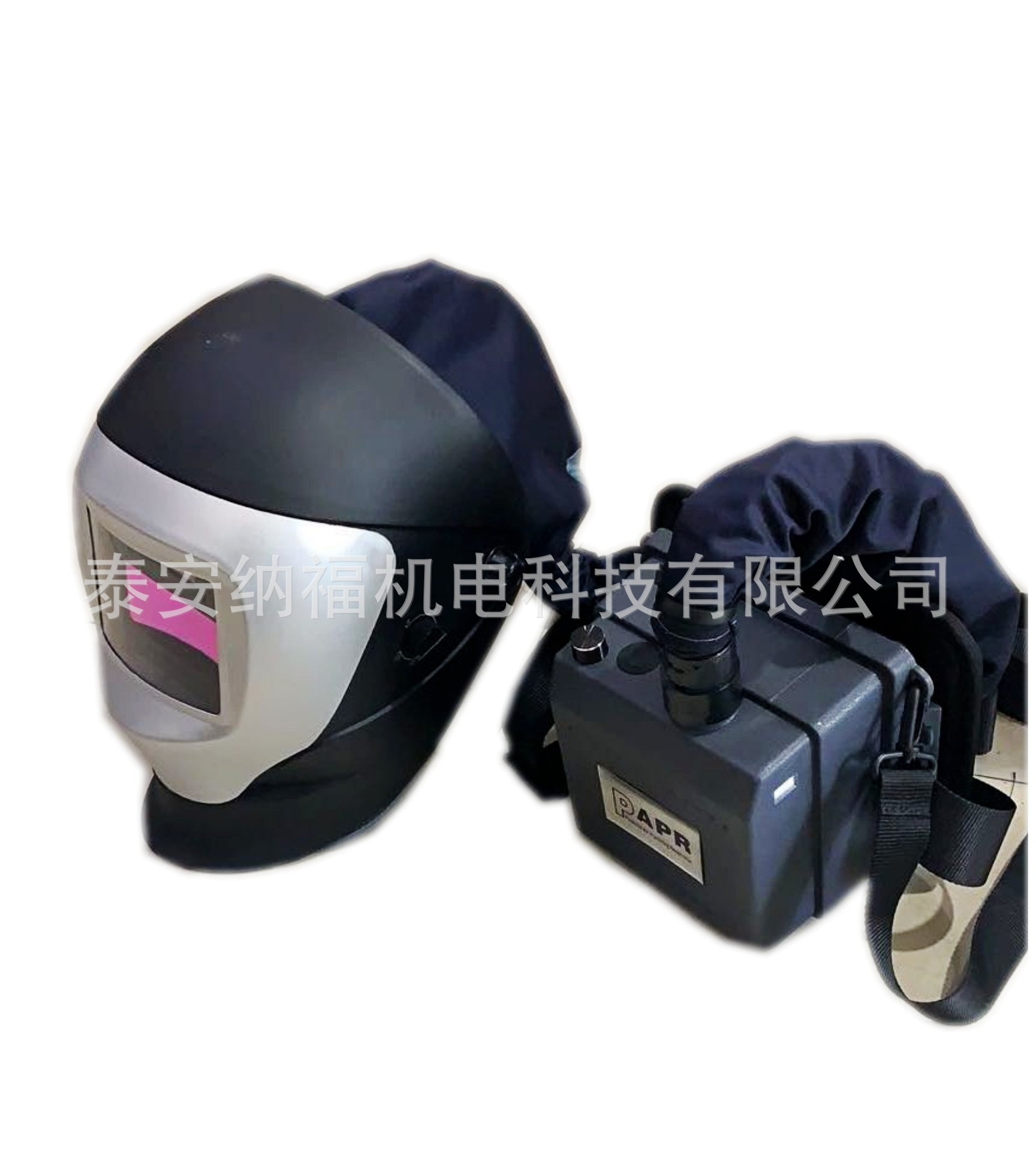 电焊头戴式自动变光送风面罩