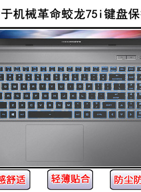 适用机械革命蛟龙75i键盘保护膜15.6寸笔记本电脑按键贴防尘防水
